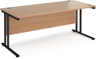 Dams Rectangular Maestro 25 Desk with Twin Cantilever Legs