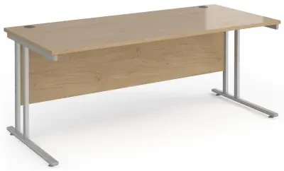 Dams Rectangular Maestro 25 Desk with Twin Cantilever Legs