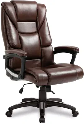 Nautilus Titan Executive Chair with Leather Effect Detailing
