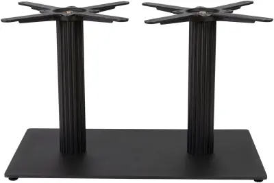 Zap Boston Twin Fluted Large Rectangular Dining Table Base - (h) 720mm ...