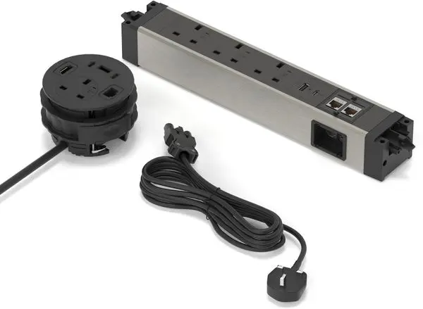 Dynamic Volta Power Kit - In-Desk Cable Port Module and Under Desk ...