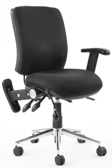 Dynamic Chiro Operator Chair with Adjustable Folding Arms