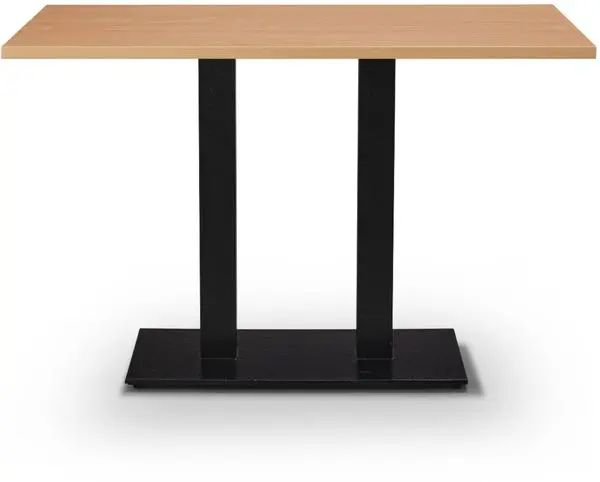 Tuff Top Beech top on Forza Twin dining height Base 600x600.jpg